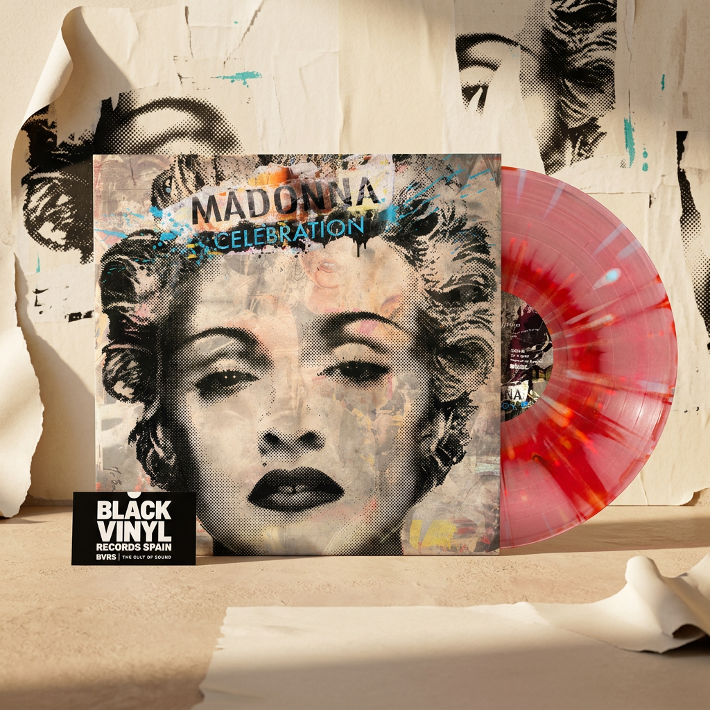 BVRS de Madonna Celebration con el disco protagonista