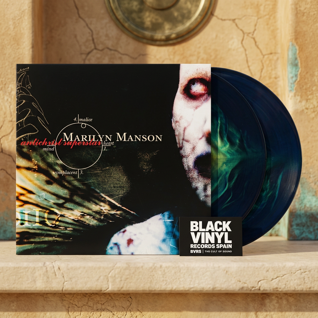 BVRS de Marilyn Manson, Antichrist Superstar, con dos vinilos oscuros marmolados