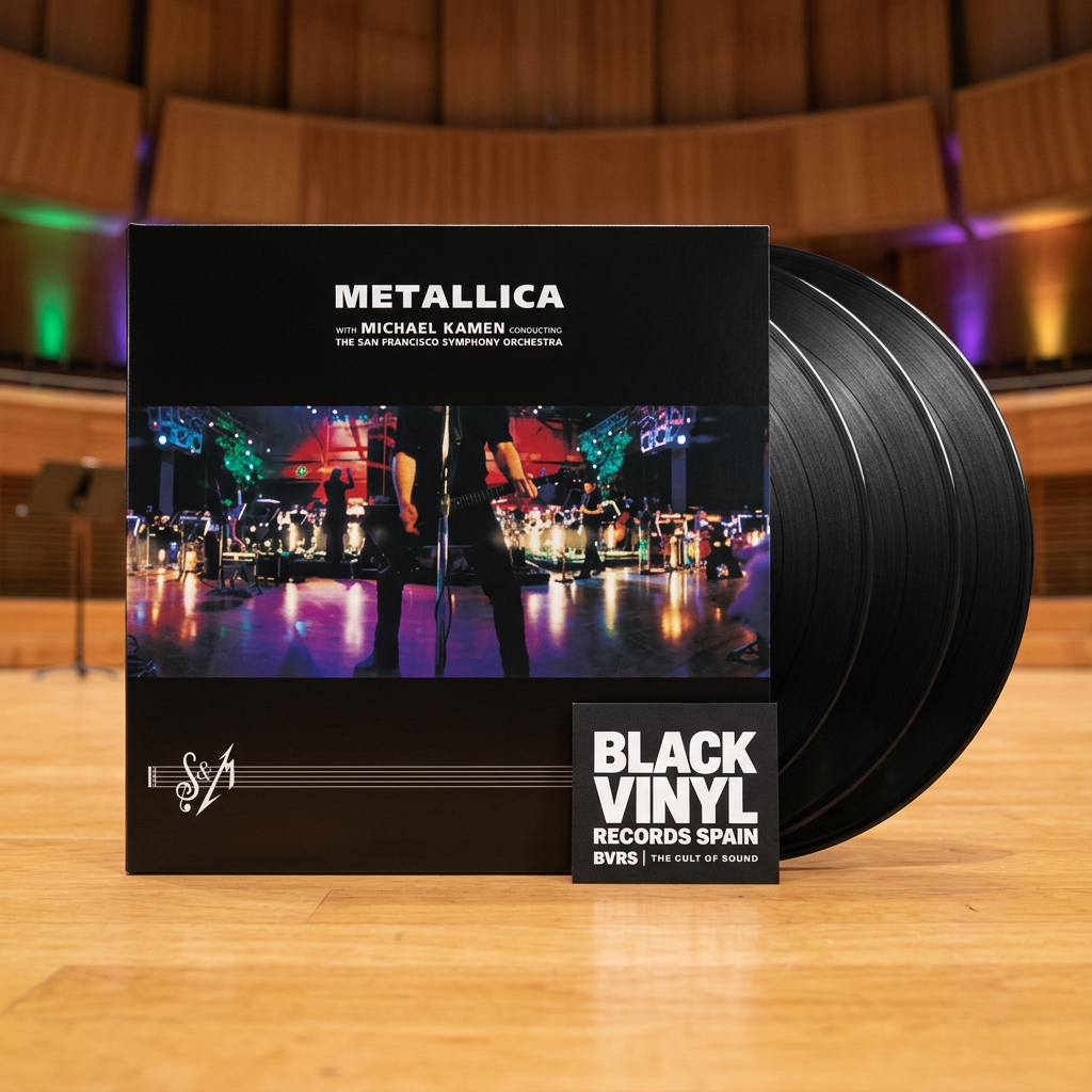 BVRS de Metallica S&M en un auditorio de madera cálida