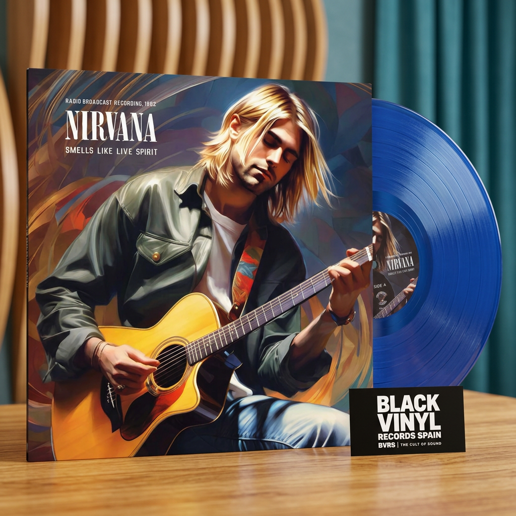 BVRS de Nirvana con el vinilo azul aportado