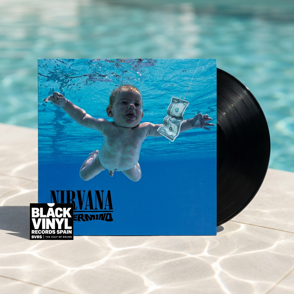 BVRS de Nirvana Nevermind con reflejos de piscina