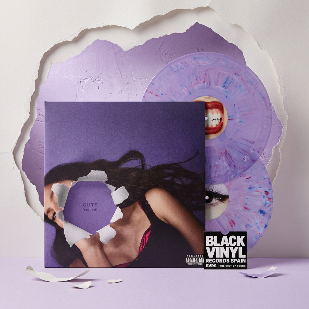 BVRS de Olivia Rodrigo GUTS con dos vinilos lilas