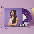 BVRS de Olivia Rodrigo SOUR con vinilo morado y blanco