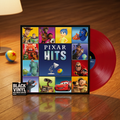 BVRS de Pixar Hits con vinilo rojo y escenario inspirado en la pelota y la luz de la portada