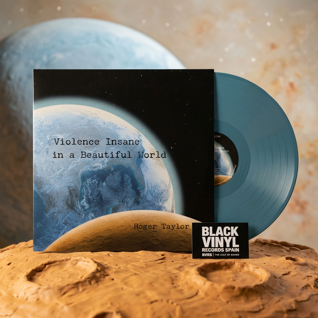 BVRS de Roger Taylor, edición en vinilo azul