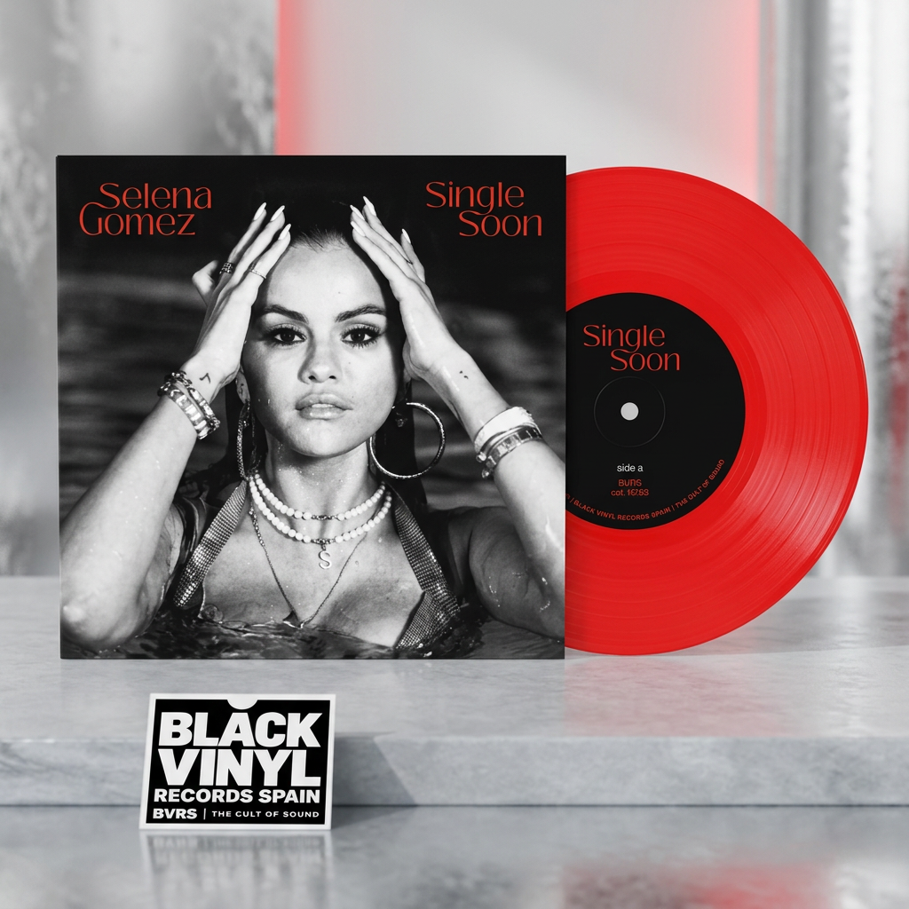BVRS de Selena Gomez — Single Soon en vinilo rojo