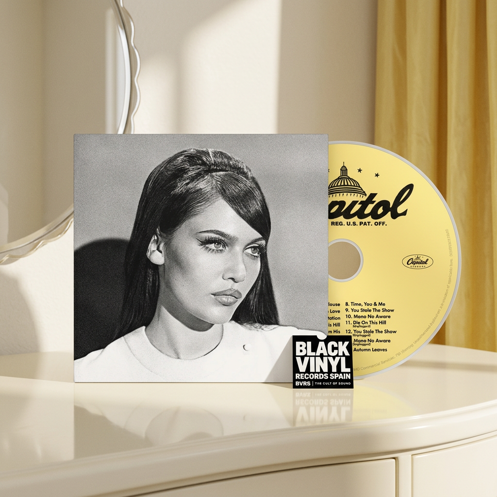 BVRS de Sienna Spiro en CD, con camerino sesentero en crema y amarillo mantequilla