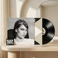 BVRS de Sienna Spiro en vinilo negro, con tocador sesentero y luz suave