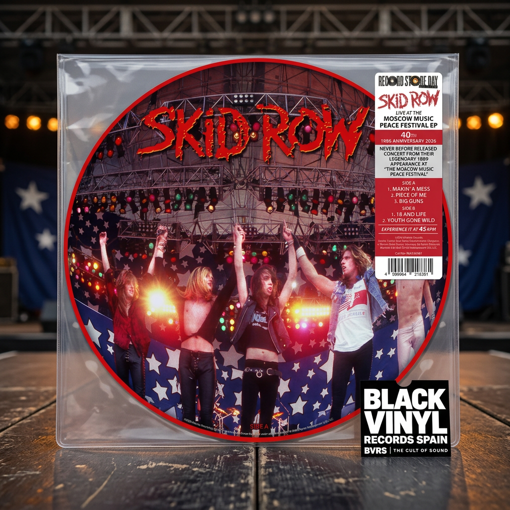BVRS de Skid Row, picture disc en ambiente de concierto