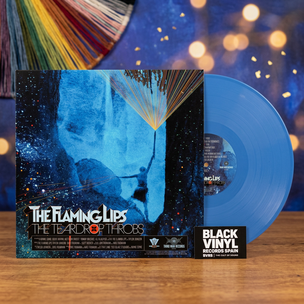 BVRS de The Flaming Lips - The Teardrop Throbs, vinilo azul