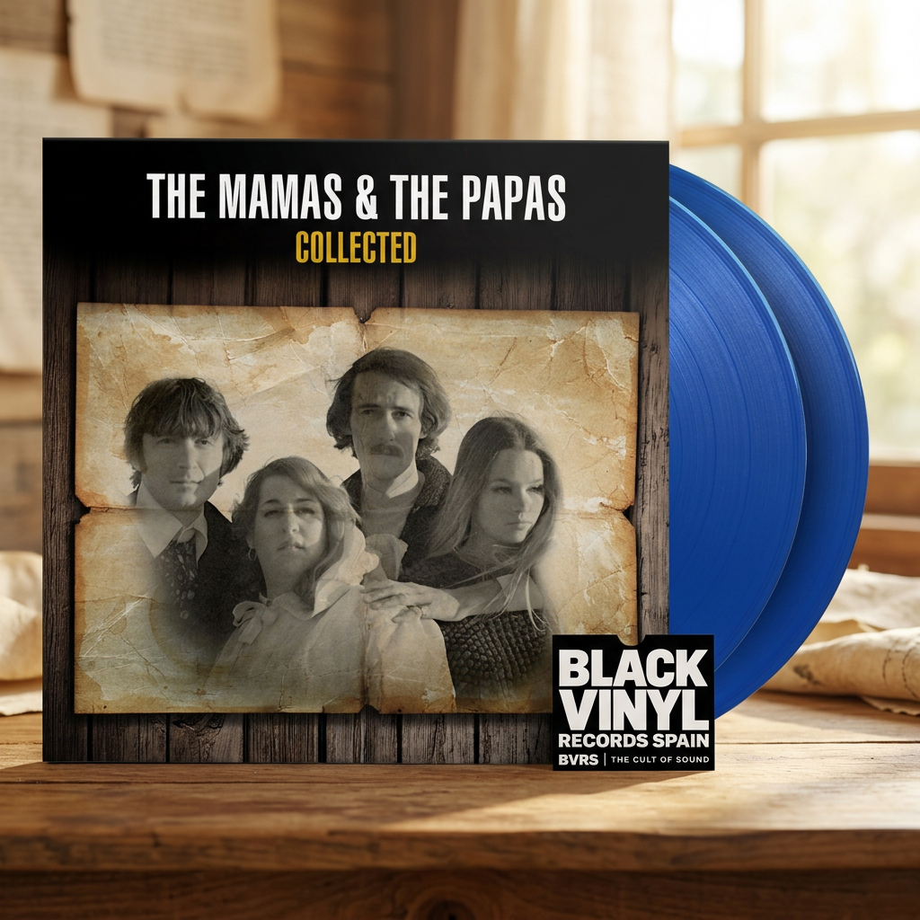 BVRS de The Mamas & The Papas Collected con dos vinilos azules