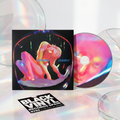 BVRS del CD con reflejos rosas y azules