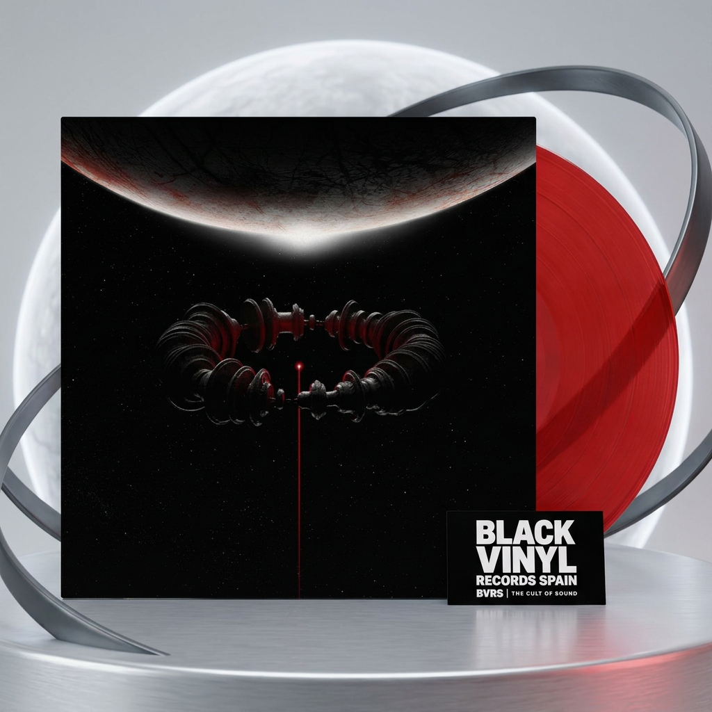 BVRS espacial con vinilo rojo y tarjeta oficial
