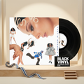 BVRS inspirada en el collage de That's Showbiz Baby! con un vinilo negro