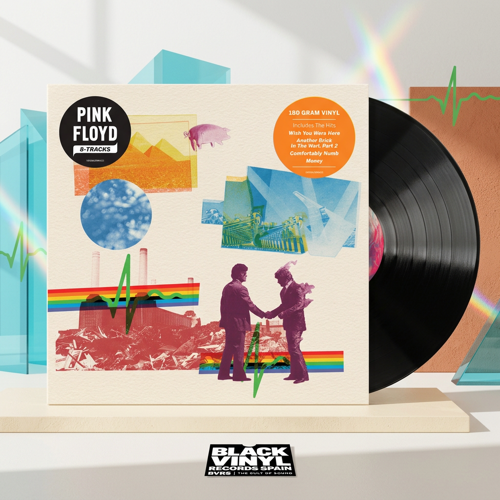 BVRS inspirada en Pink Floyd - 8-Tracks en vinilo negro