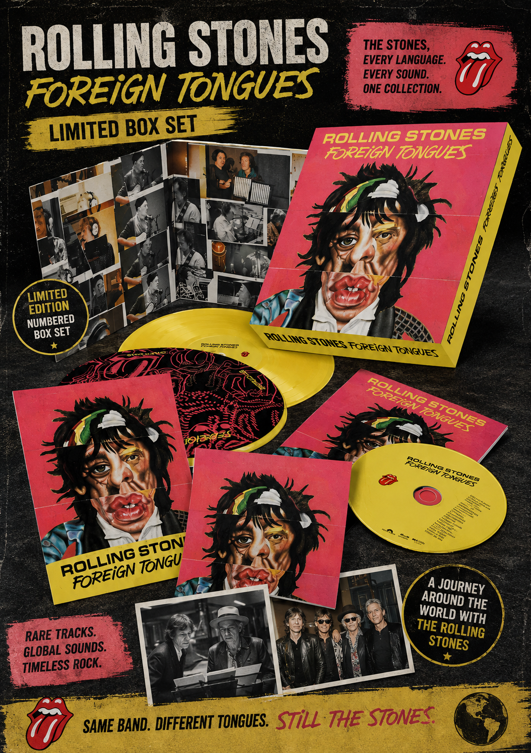 The Rolling Stones – Foreign Tongues (Limited Box Set) [Yellow Vinyl 2LP 180g]