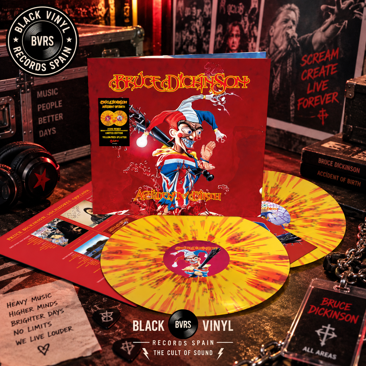 Bruce Dickinson: Accident Of Birth 2 lp color