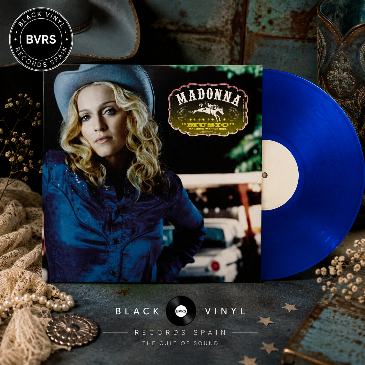 Madonna - Music (Blue Vinyl Repress)