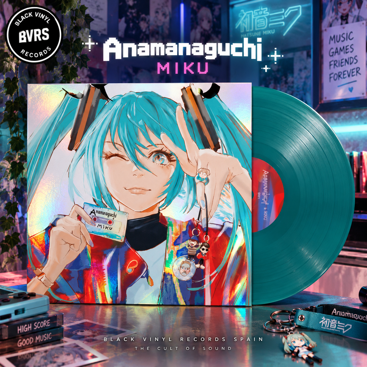 Anamanaguchi - Miku - Teal Vinyl LP (Holographic Foil)