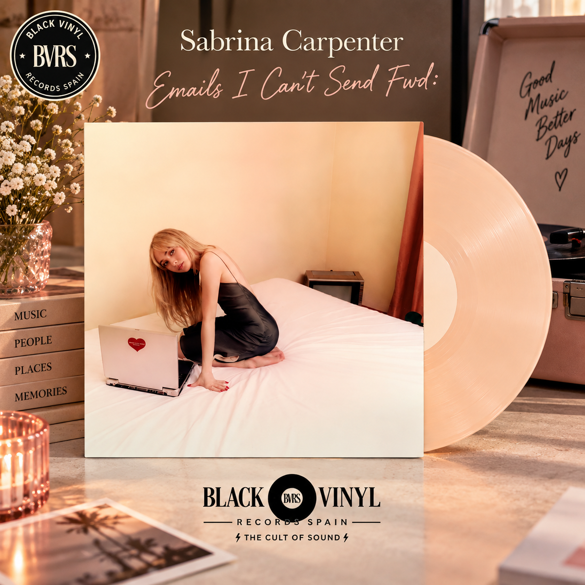 Sabrina Carpenter – Emails I Can't Send Fwd: (Vinyl, LP, Album, Deluxe Edition, Peach)