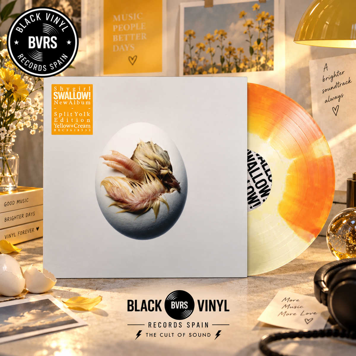 Shygirl: SWALLOW! (Split Yolk Edition) (Yellow & Cream Vinyl) (LP)