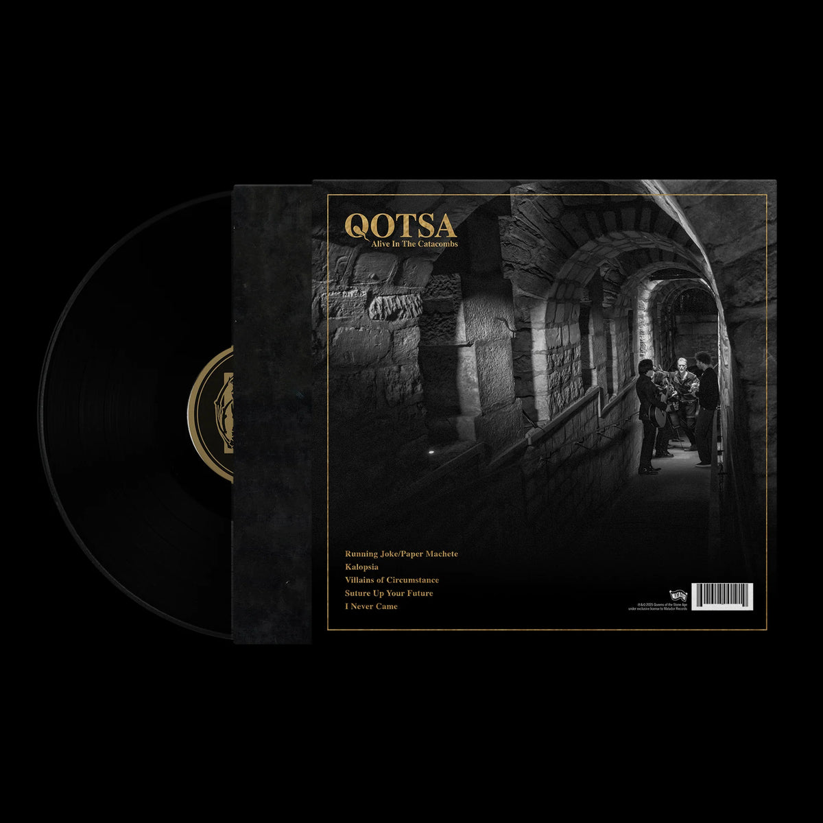 Queens Of The Stone Age - Alive In The Catacombs (Limited Standard Black Vinyl LP)