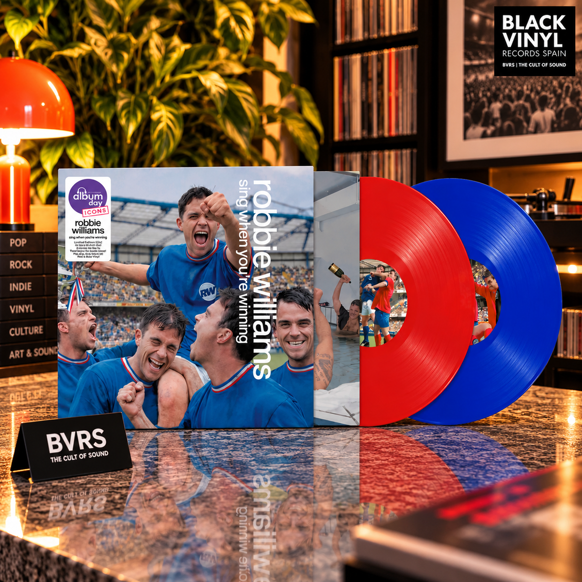 Robbie Williams - Sing When You're Winning - National Album Day 2026 Red & Blue Vinyl 2LP Edition