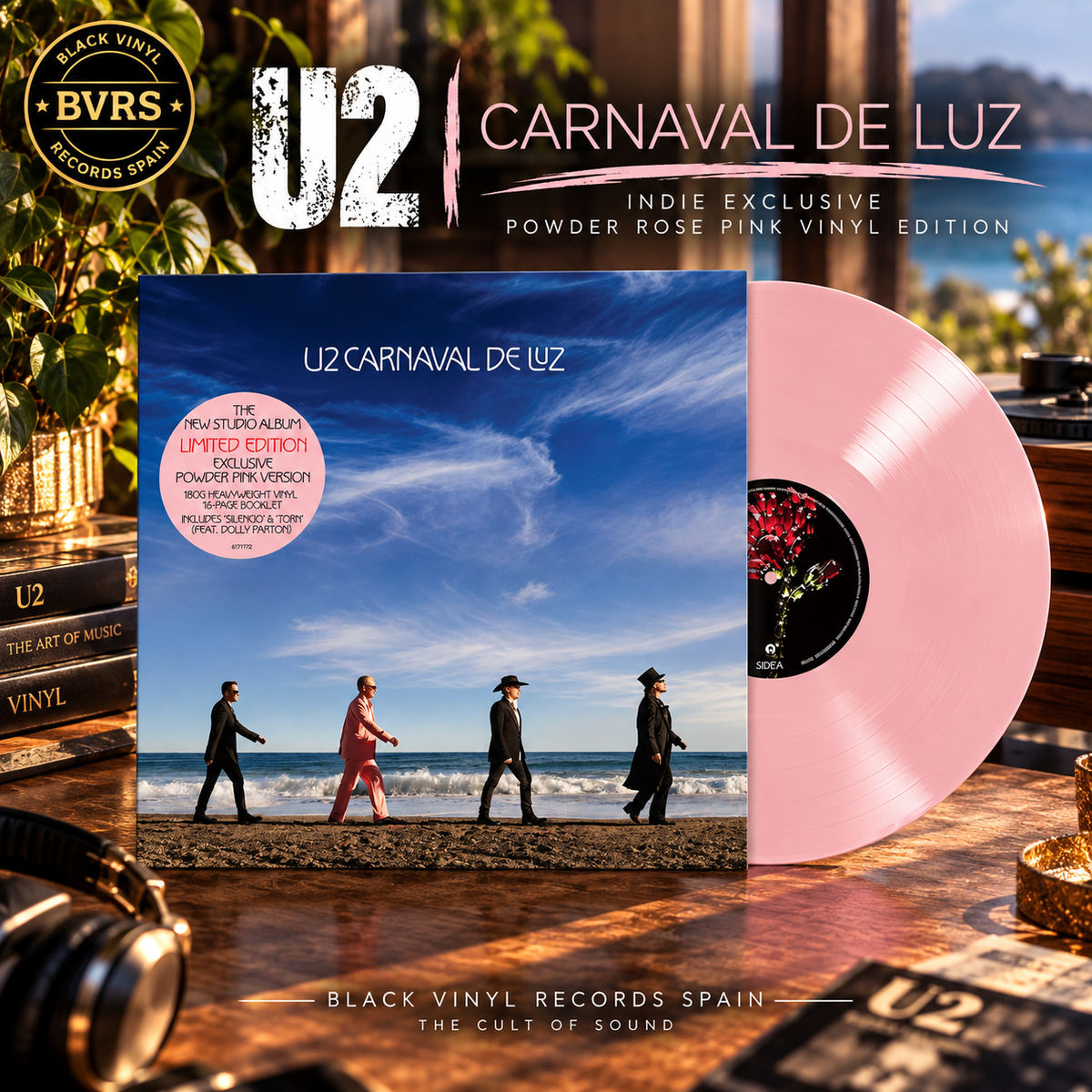 U2 - Carnaval De Luz - Indie Exclusive Powder Rose Pink Vinyl Edition (LP)