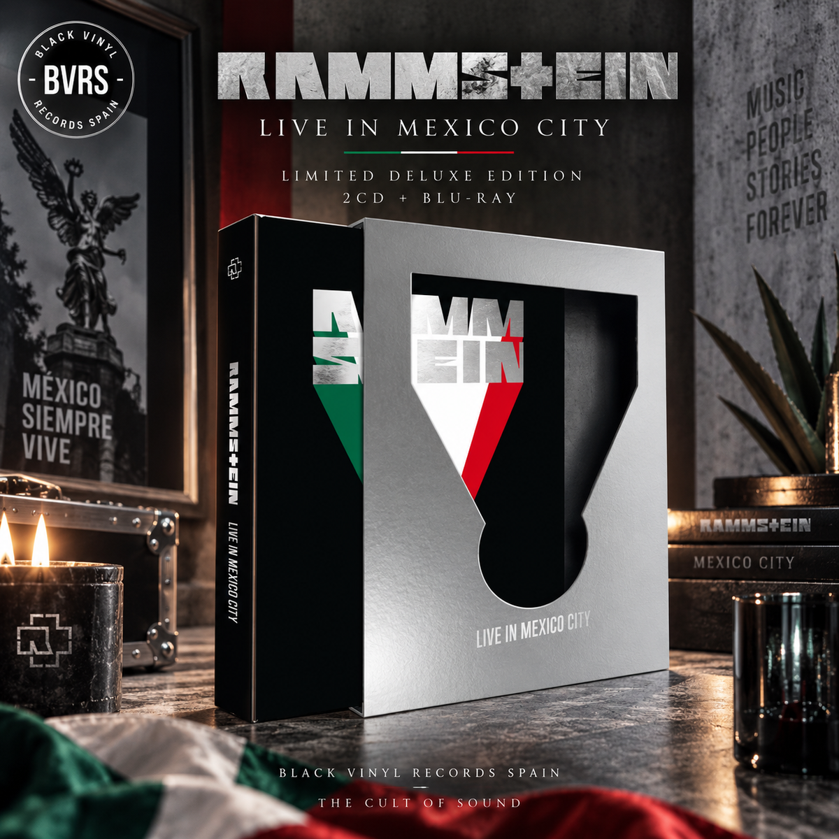 Rammstein - Live in Mexico - Limited Deluxe Edition 2CD + Blu-ray