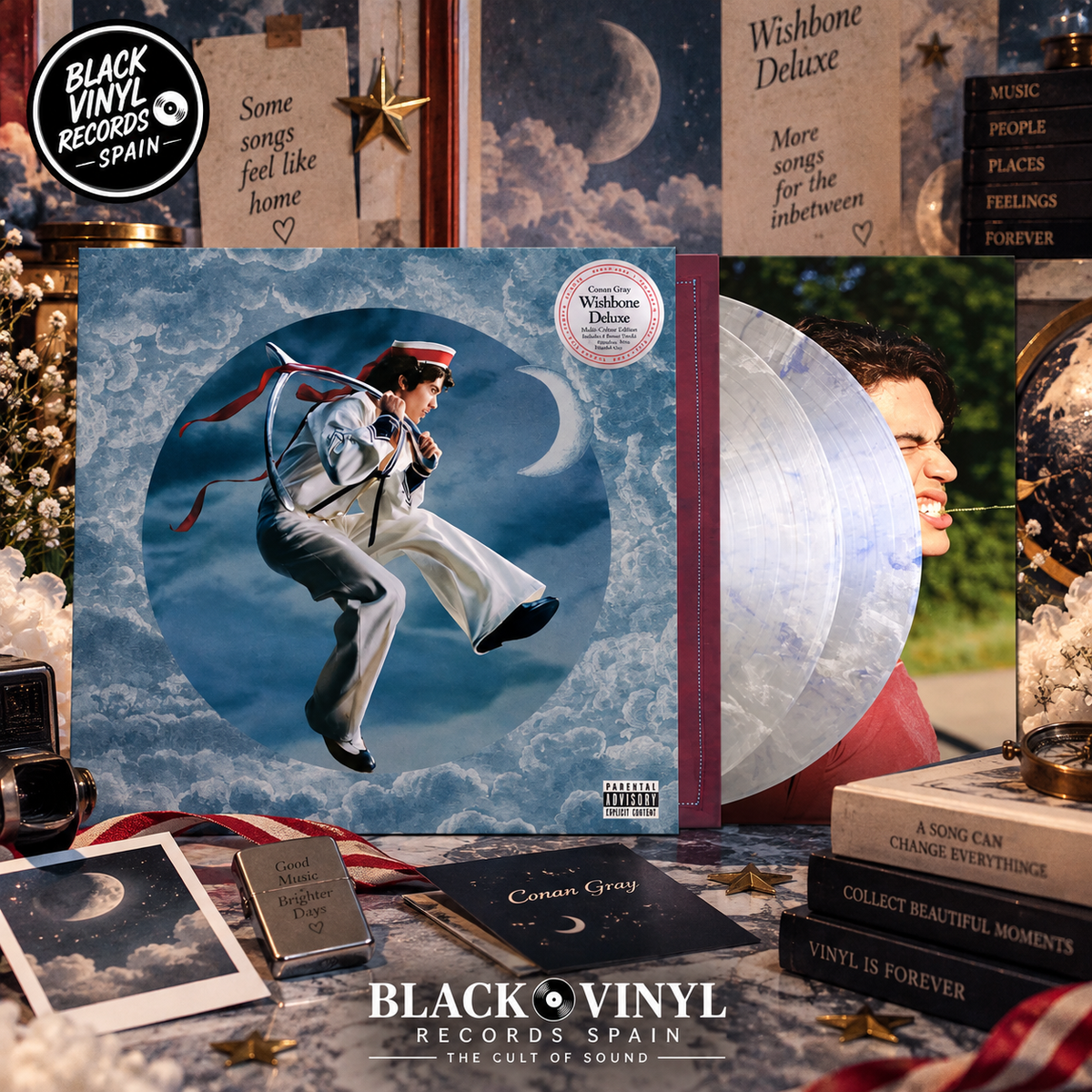 CONAN GRAY – WISHBONE DELUXE – MOTHS SILVER EDITION 2LP