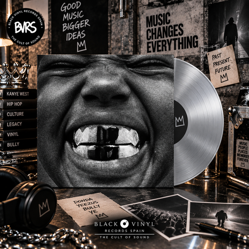YE (Kanye West) – BULLY LP · Silver/Chrome Vinyl · – Black Vinyl