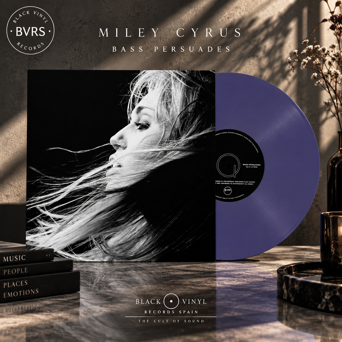 Miley - Bass Persuades - Dark Indigo Vinyl (Maybelline Exclusive) USA IMPORT