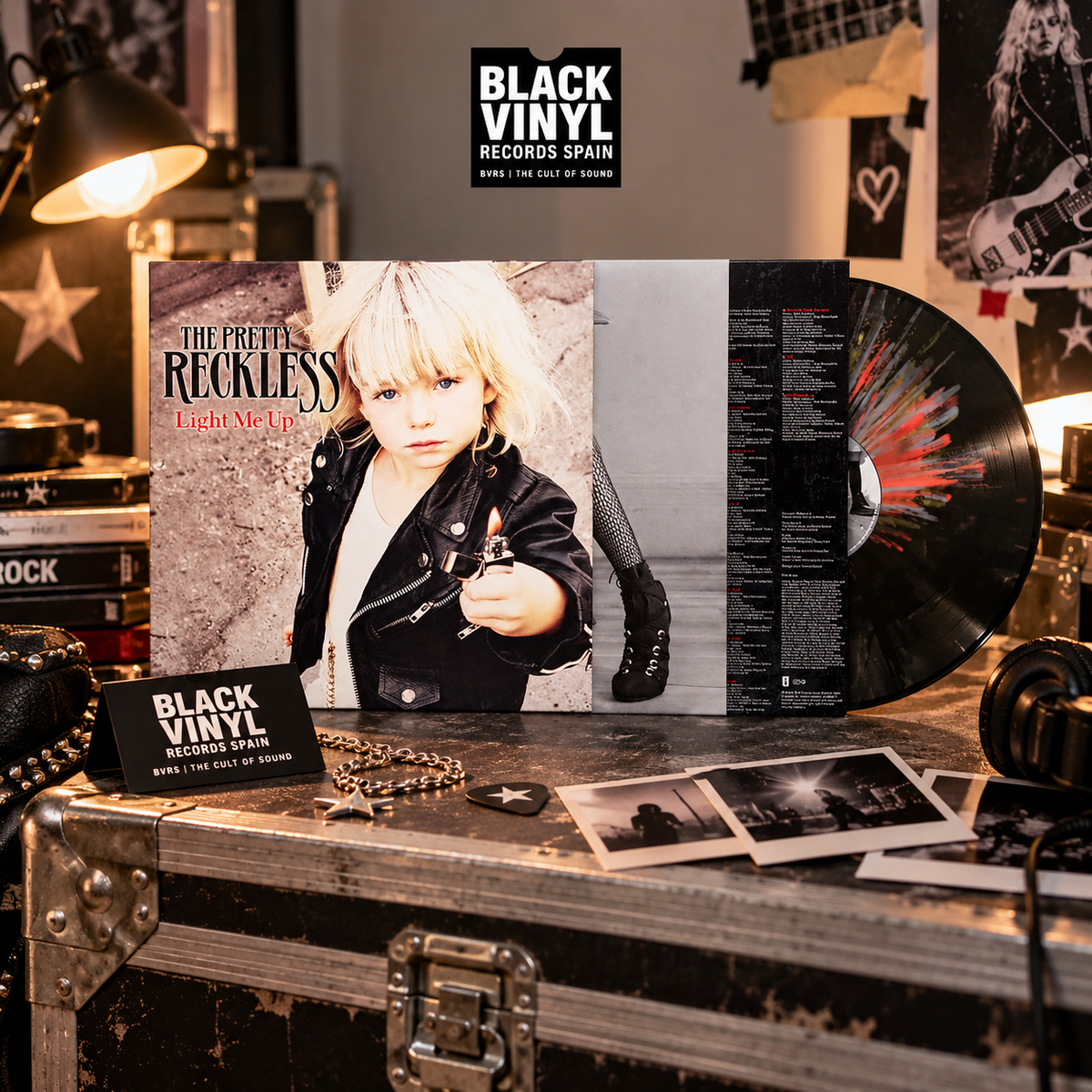 The Pretty Reckless - Light Me Up (Black Marble With Splatter Vinyl)