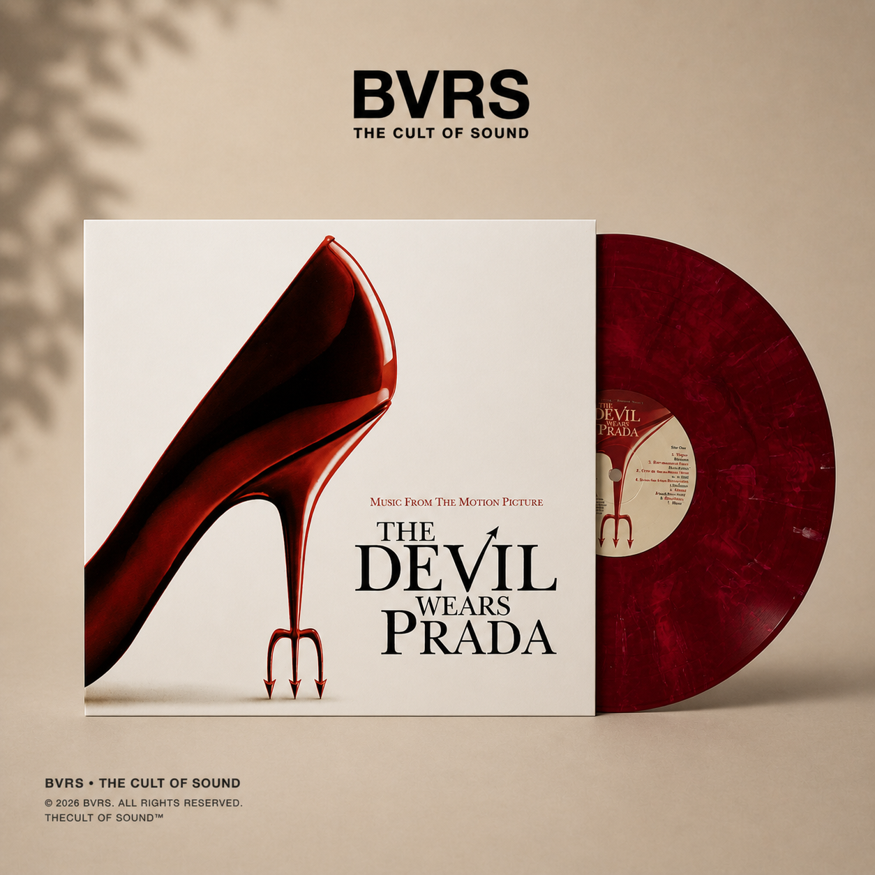 The Devil Wears Prada - Original Soundtrack From The Motion Picture (20th Anniversary Edition) (Devil Vs. Angel Red/White Swirl Vinyl) LP - Black Vinyl Records Spain