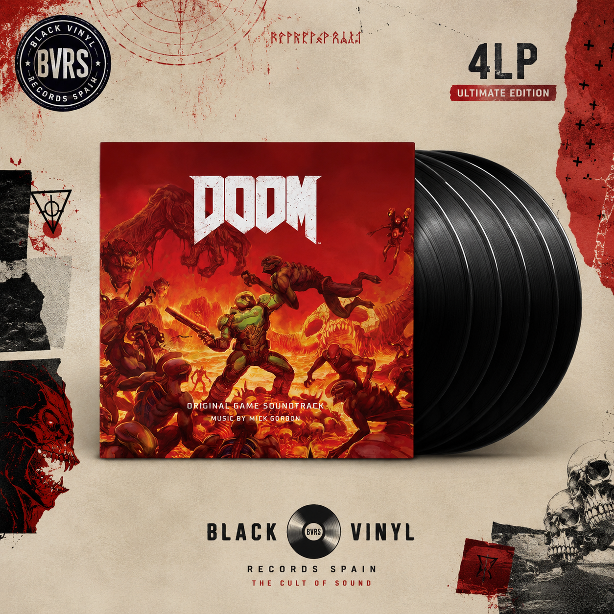 Mick Gordon - DOOM Original Soundtrack (4LP)