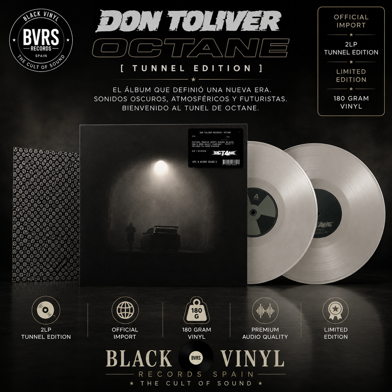 DON TOLIVER - OCTANE 2LP VINYL [TUNNEL EDITION]