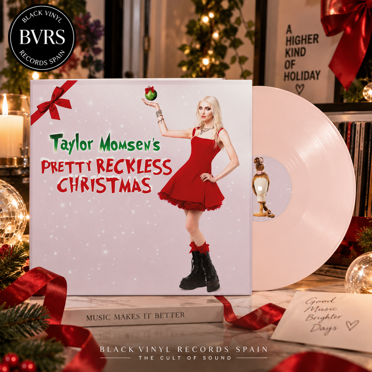 The Pretty Reckless - Taylor Momsen's Pretty Reckless Christmas - Indie Exclusive Fig Cream 12in EP