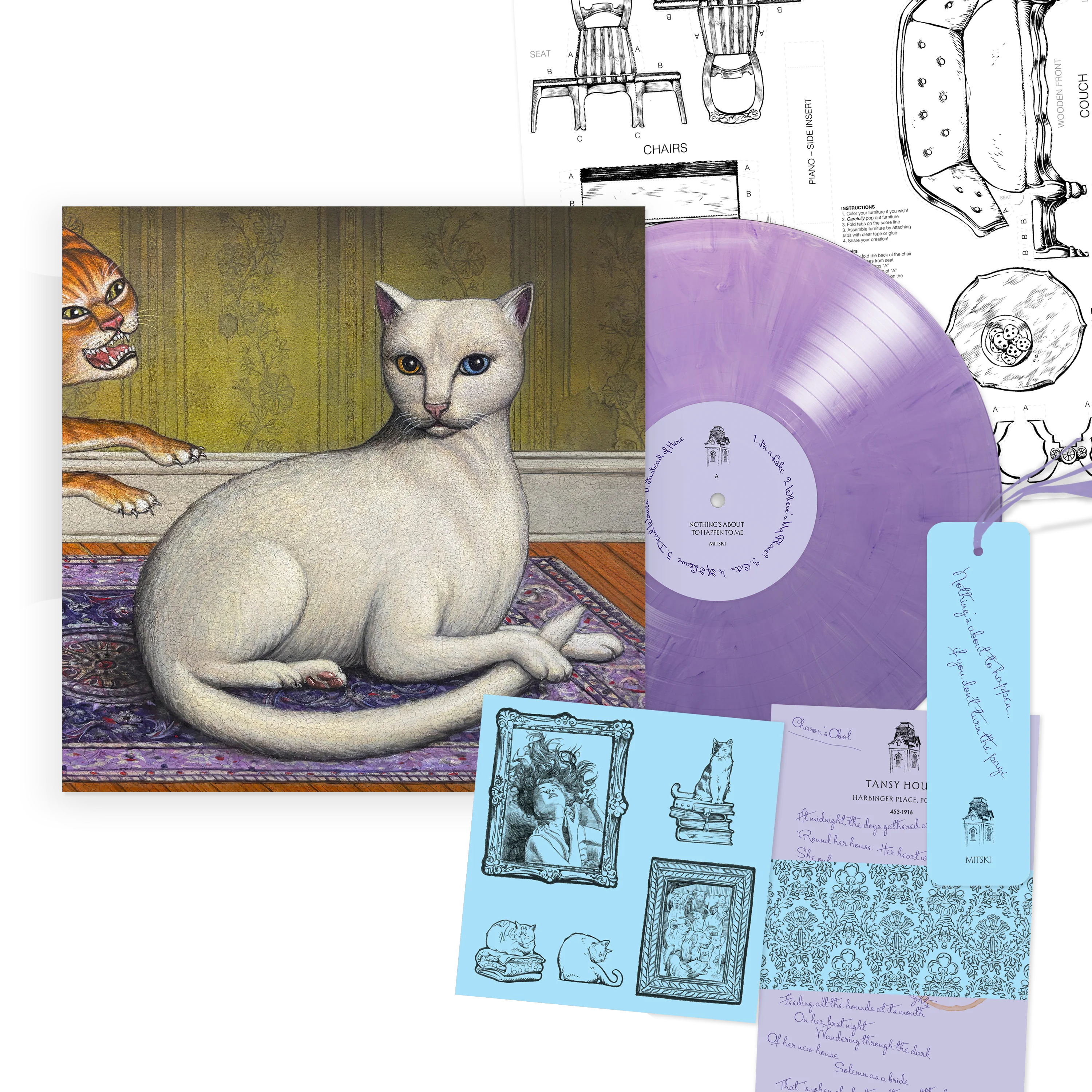 MITSKI - Nothing's About to Happen to Me Deluxe Lilac Vinyl LP USA - Black Vinyl Records Spain