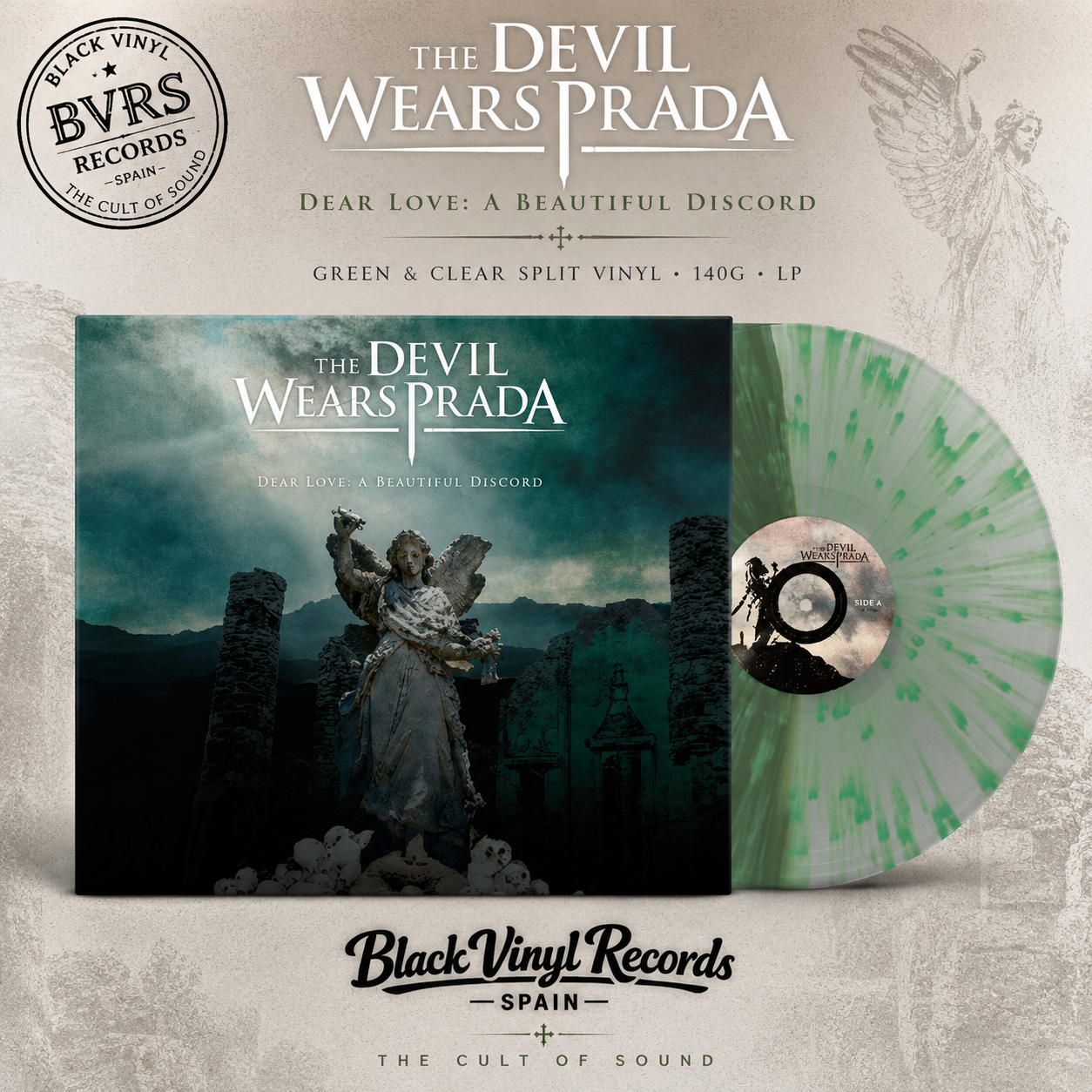 The Devil Wears Prada - Dear Love: A Beautiful Discord (140g) (Green & Clear Split Vinyl) (LP)