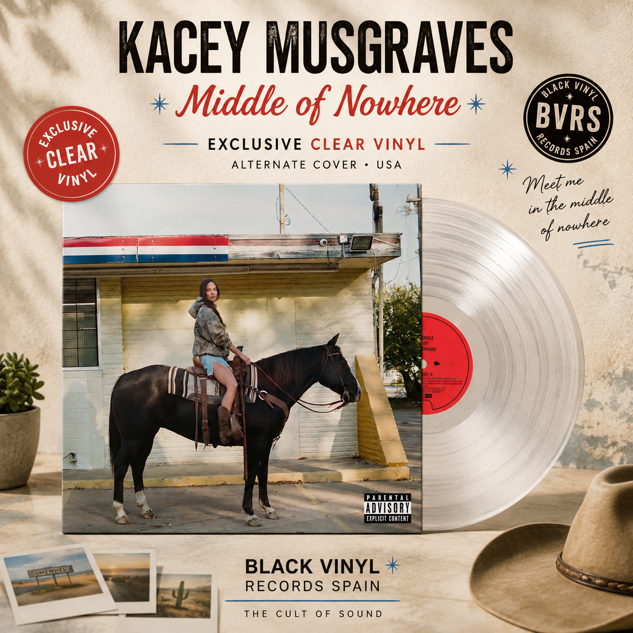 Kacey Musgraves - Middle of Nowhere Exclusive Clear Vinyl (Alternate Cover) USA