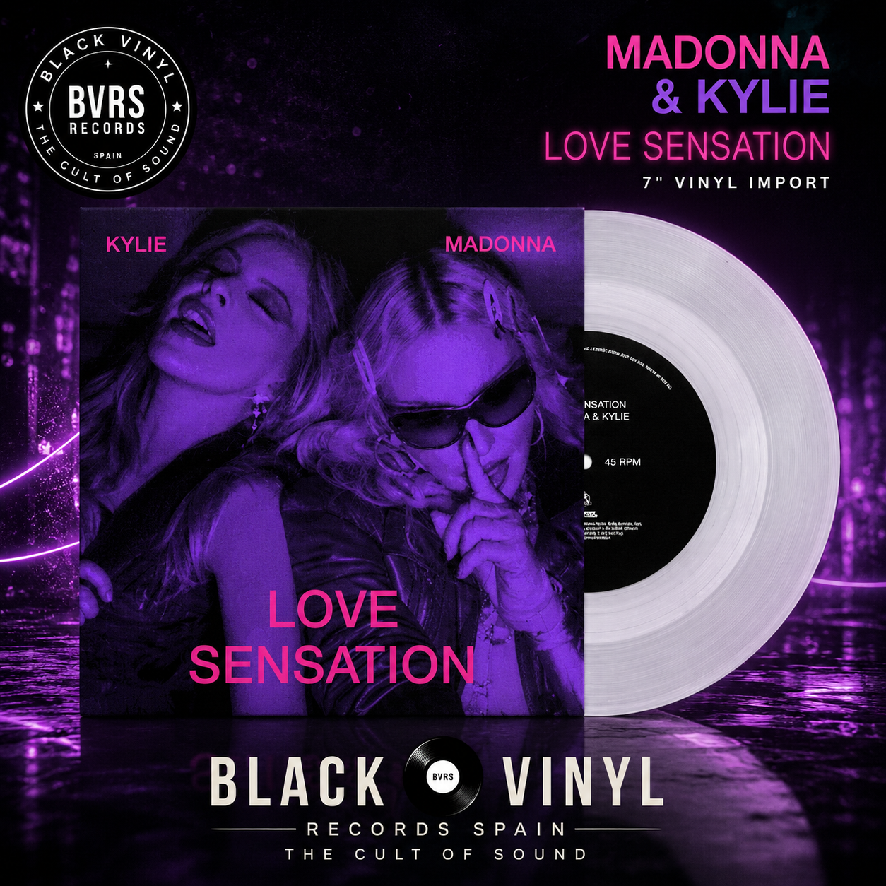 MADONNA & KYLIE – LOVE SENSATION (7'' VINYL)