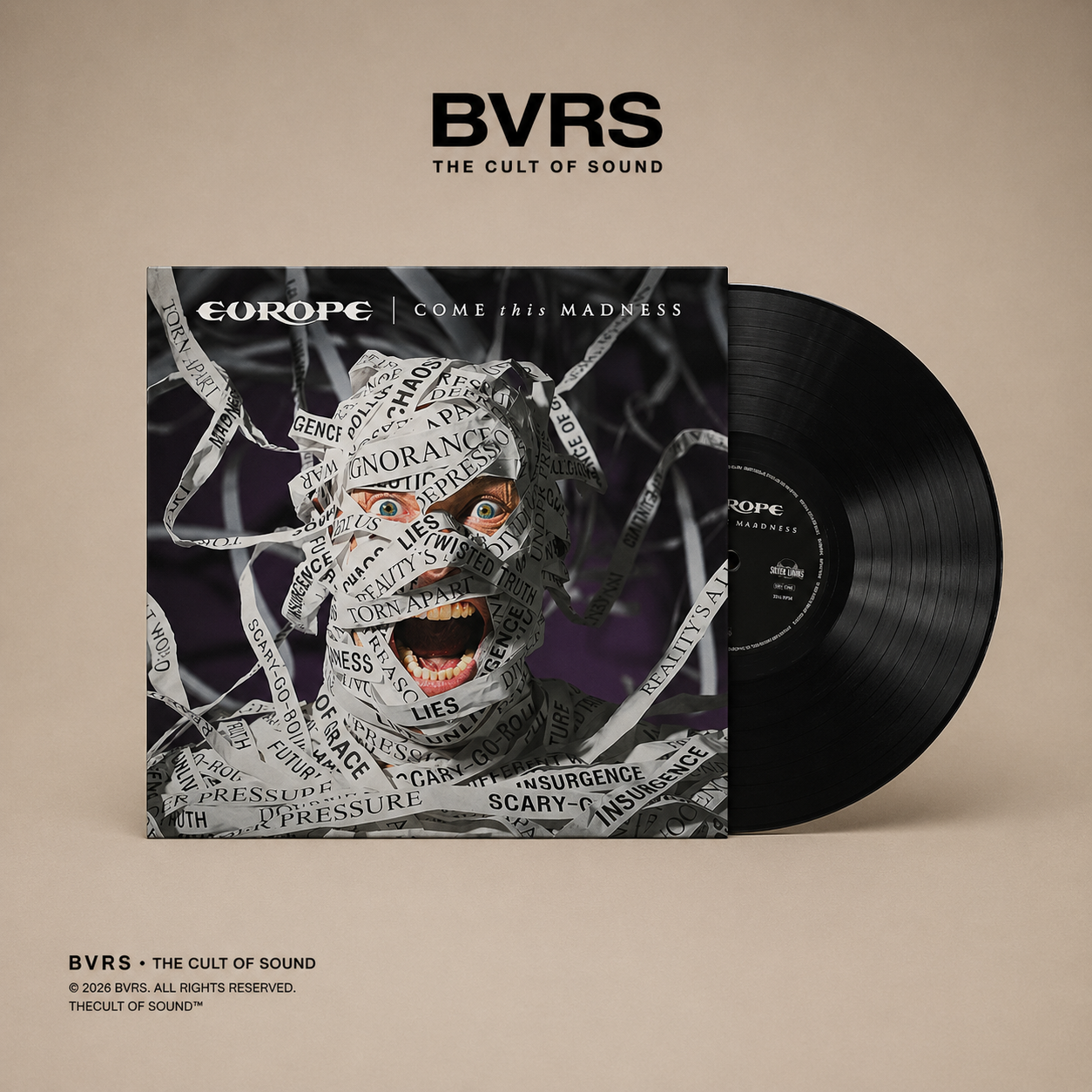 Europe - Come This Madness (Black Vinyl) - Black Vinyl Records Spain