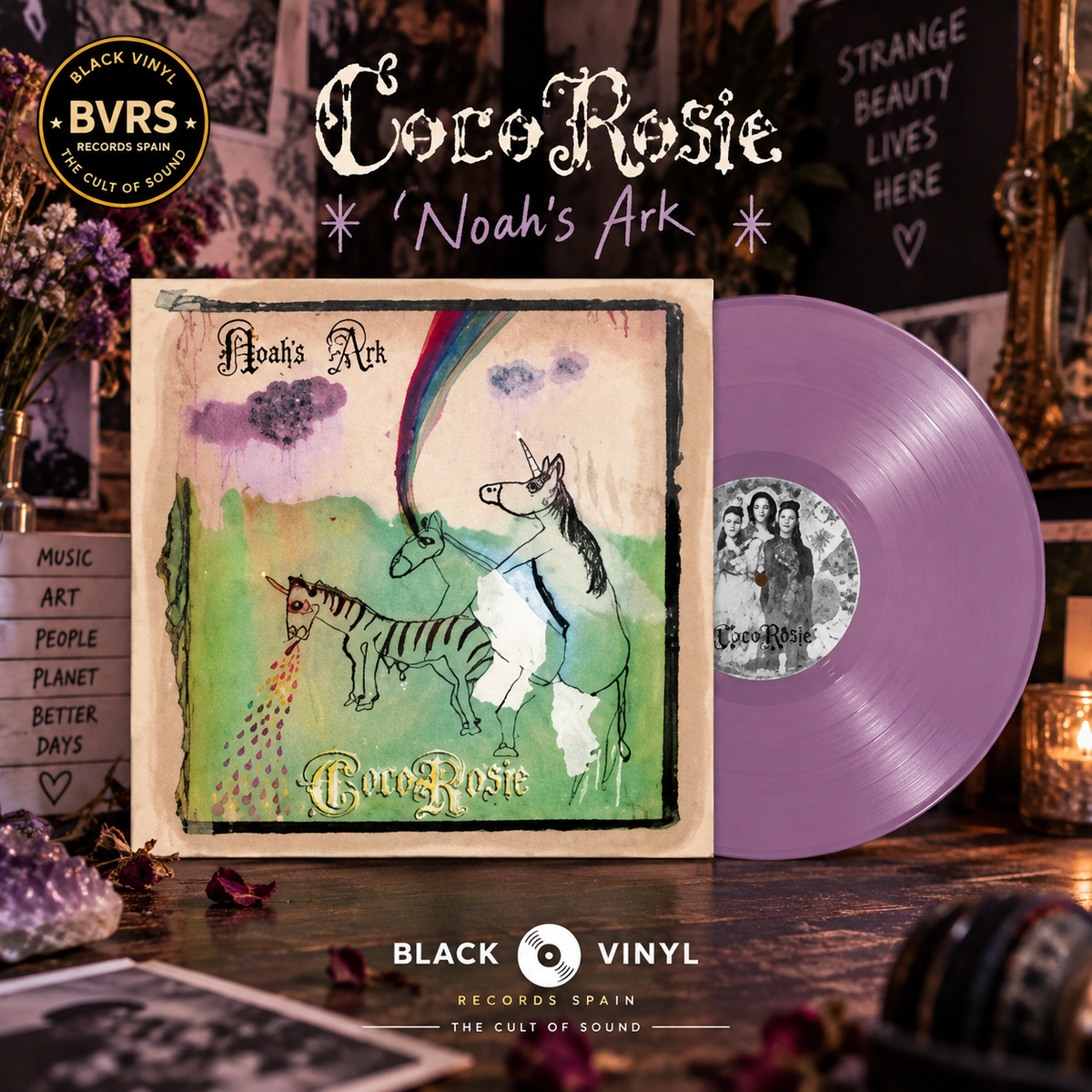 CocoRosie - Noah's Ark (Lavender Vinyl) - LP