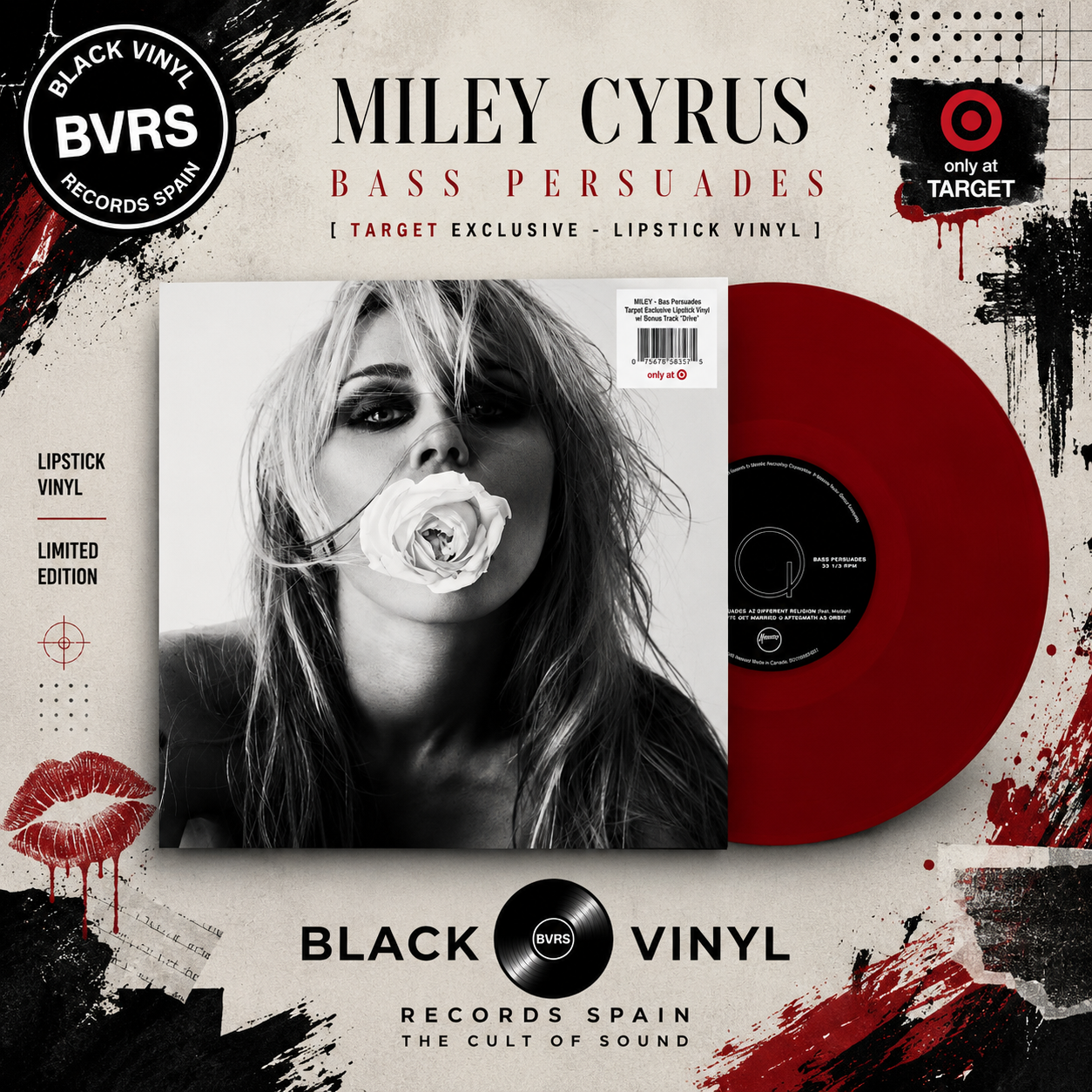 Miley - Bass Persuades [Lipstick Vinyl] [Target Exclusive]