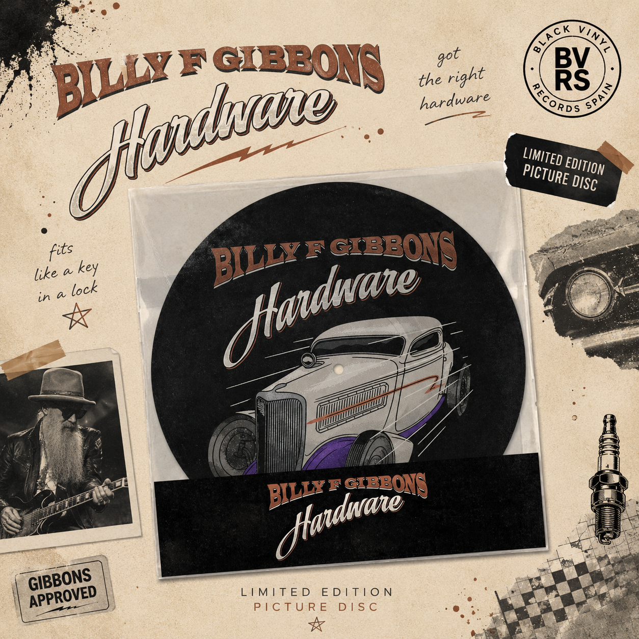 Billy F Gibbons (ZZ Top): Hardware (Limited Edition) (Picture Disc)
