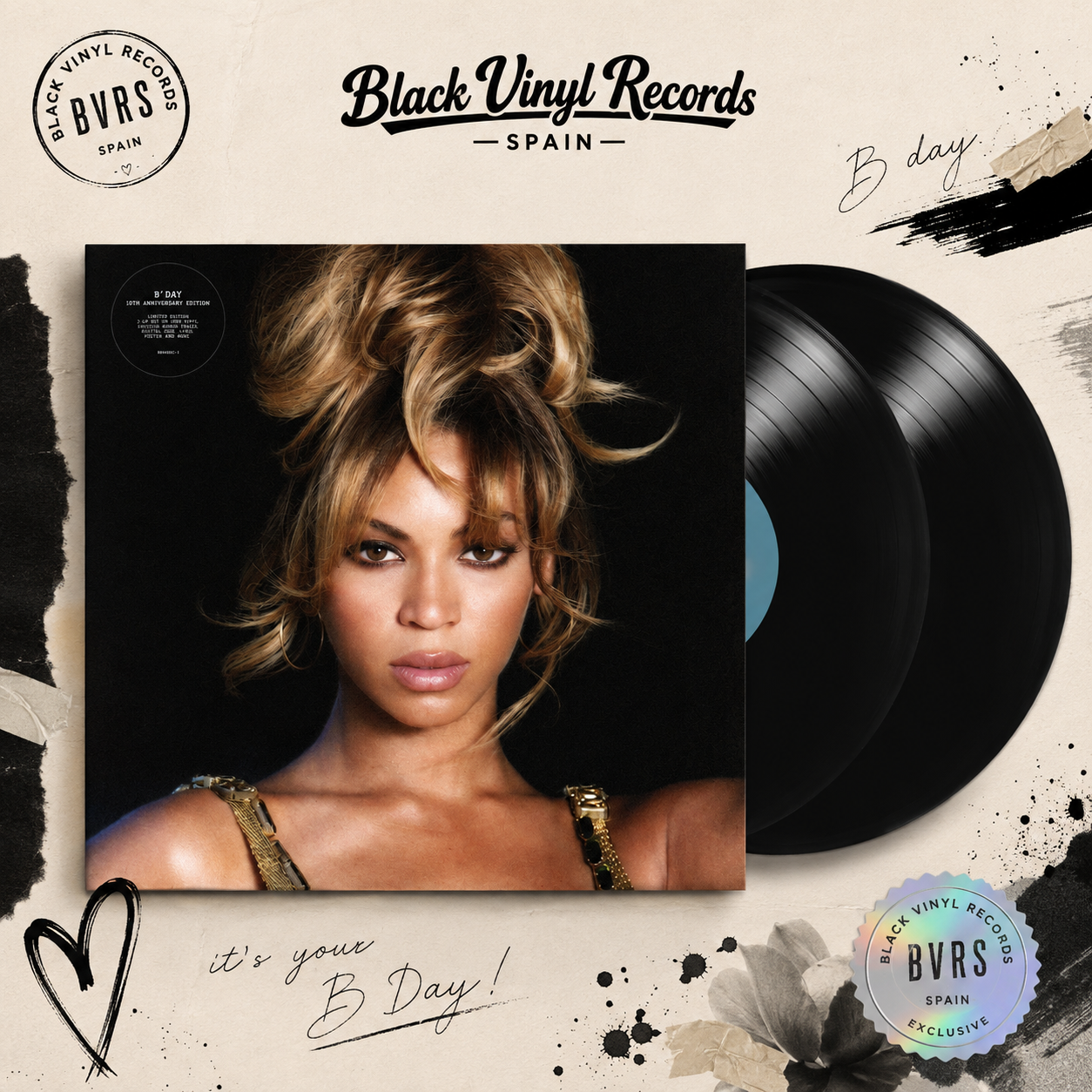 B'day - Beyoncé (2 × LP) 20 ANIVERSARIO