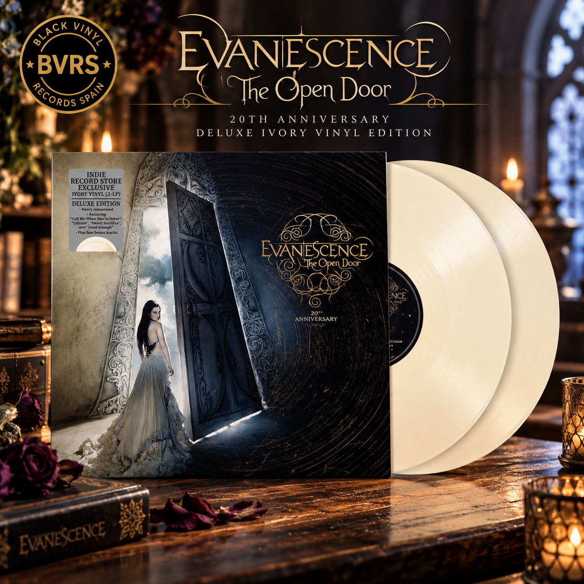 Evanescence - The Open Door - 20th Anniversary Deluxe Ivory Vinyl Edition (2LP)