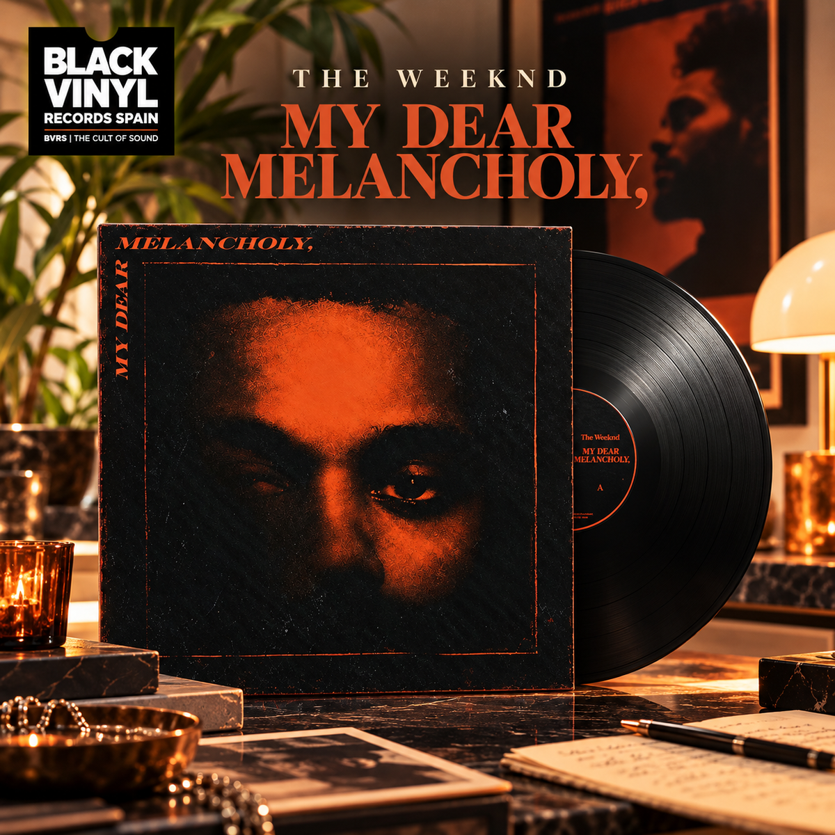 THE WEEKND – MY DEAR MELANCHOLY, Black Vinyl Edition · LP