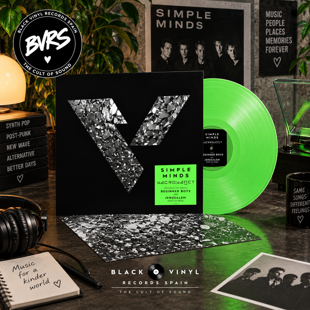 Simple Minds – Sacrosanct (Limited Edition) [Green Vinyl LP]
