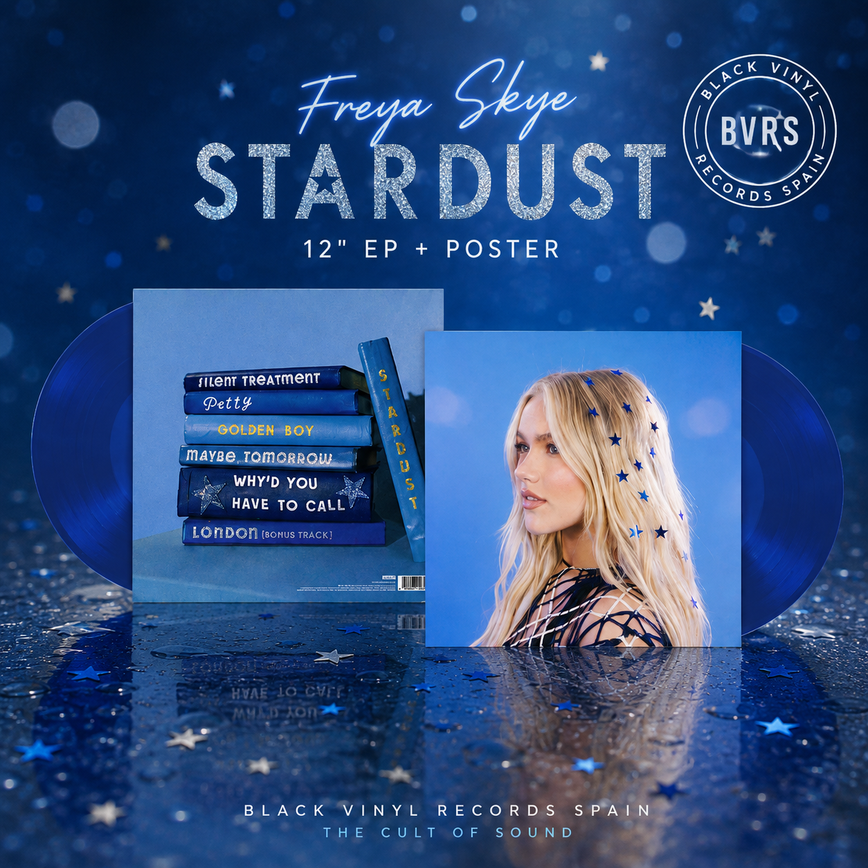 Freya Skye - Stardust (Translucent Cobalt Blue 12" EP) + Poster